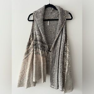Free People wool & alpaca vest M
